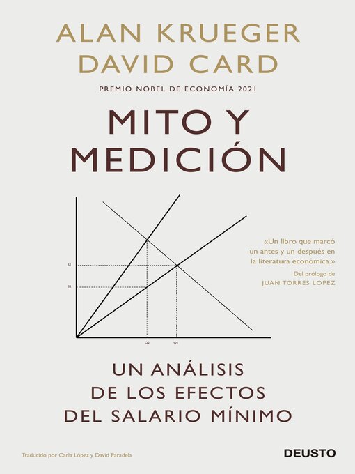 Title details for Mito y medición by Alan B. Krueger y David Kard - Available